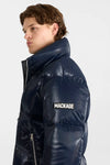 Kent-GLO High Gloss Hooded Down Jacket Navy