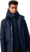 Edward-NFR 2-in-1 Down Coat Hooded Bib Navy