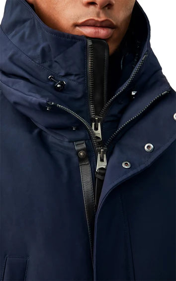 Edward-NFR 2-in-1 Down Coat Hooded Bib Navy