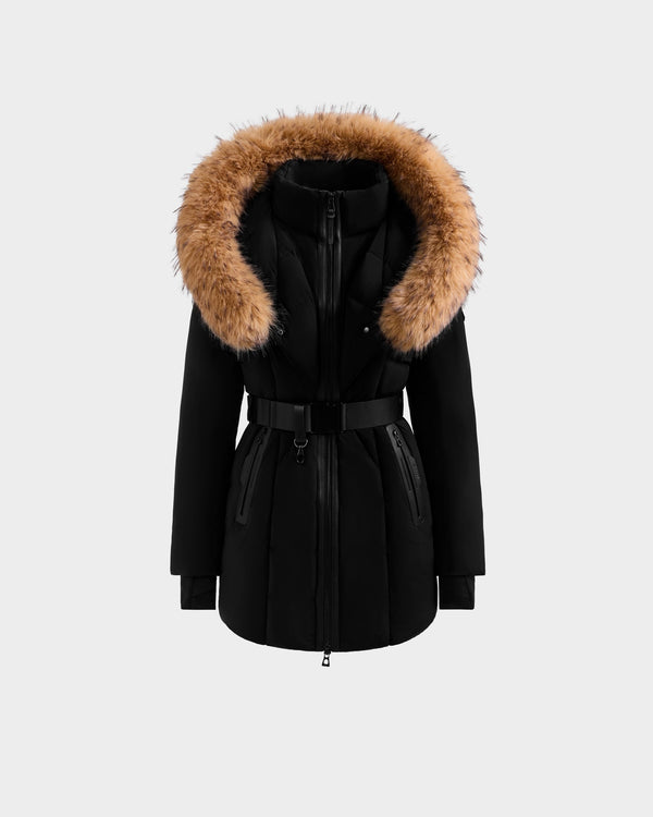 Moda Signature Down Puffer Natural Fur