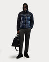 Pleynet 2-in-1 Puffer Jacket Removable Sleeves Midnight Blue
