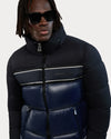 Pleynet 2-in-1 Puffer Jacket Removable Sleeves Midnight Blue