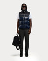 Pleynet 2-in-1 Puffer Jacket Removable Sleeves Midnight Blue