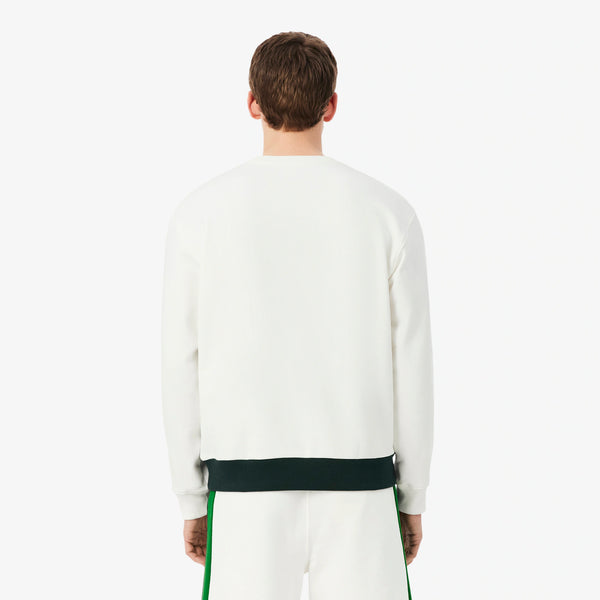 Lacoste Colour-Block Fleece Sweatshirt Green