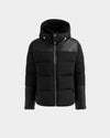 Rudsak Simon Shearling Down Combo Puffer Black