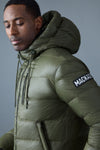 Victor-R Light Down Jacket Storm Visor Hood Light Military