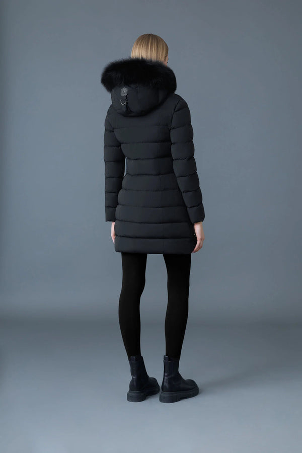 Calla Agile-360 Light Down Coat Blue Fox Fur Collar