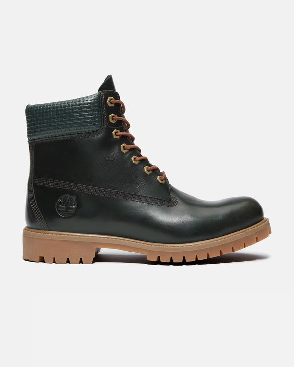 Emerald Woods 6-Inch Waterproof Boot Dark Green Full-Grain