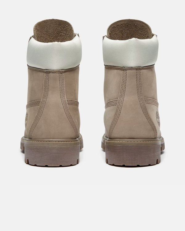 Premium 6-Inch Waterproof Boot Grey Nubuck/Light Green