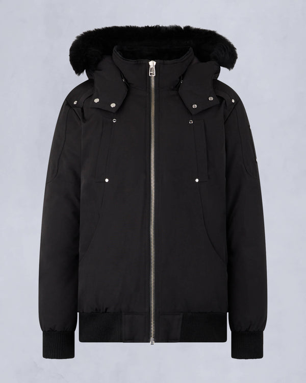 Unisex Original Shearling Trim Bomber Black