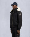 Original Ballistic Shearling Trim Bomber Jacket Natural