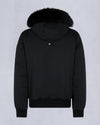 Original Ballistic Shearling Trim Bomber Jacket Black