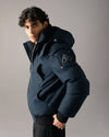 Original Ballistic Shearling Trim Bomber Jacket Navy