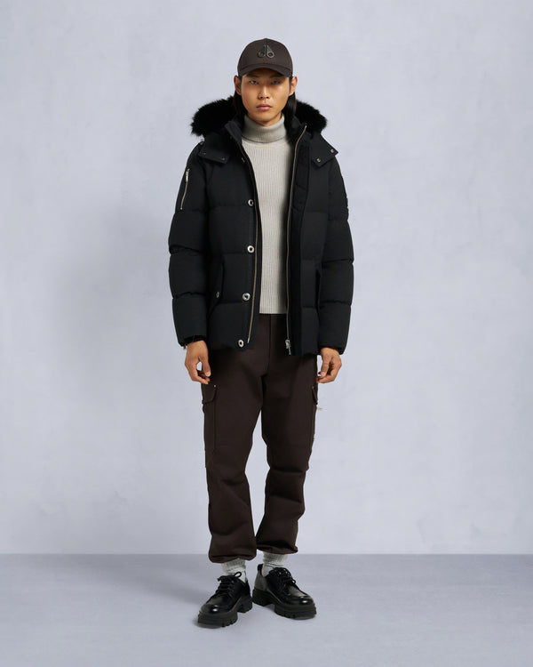 Original Shearling Trim 3Q Jacket Black