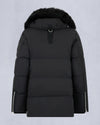 Cloud Shearling Trim 3Q Jacket Black