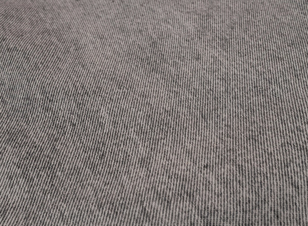 L/AB Off White Straight Fit Piped Denim Smoke Fade