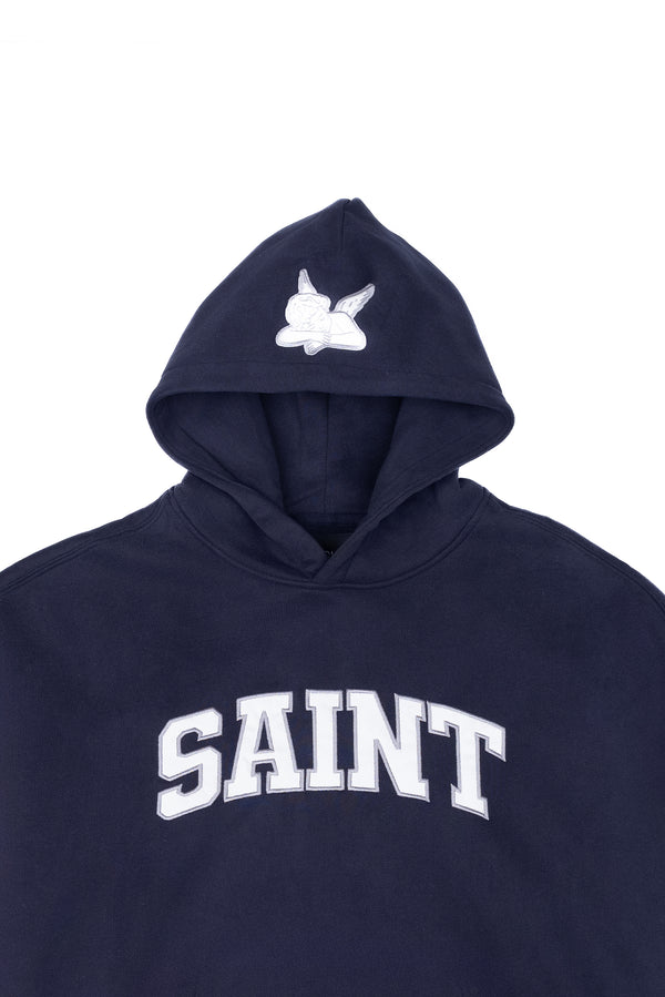 Saint Heavyweight Brushed Hoodie Harbor