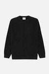 Kuwalla Tee Textured Knit Crew Black