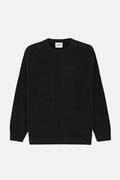 Kuwalla Tee Textured Knit Crew Black