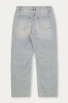 Baggy Darted Denim Light Vintage Blue