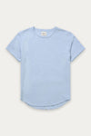 Slub Hi Lo Tee Blue
