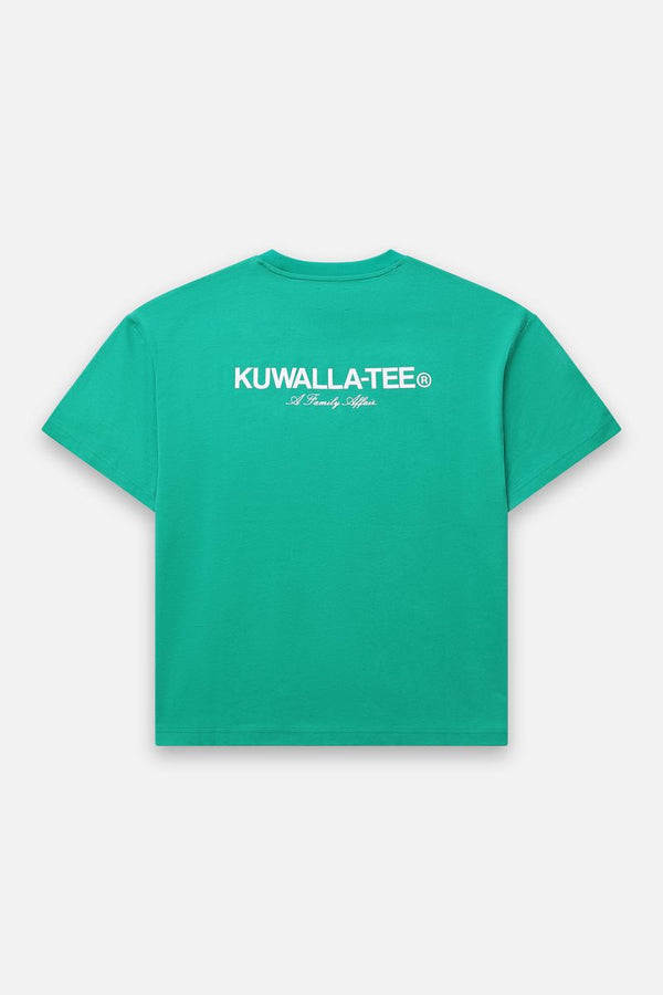Family Affair Tee Teal Green