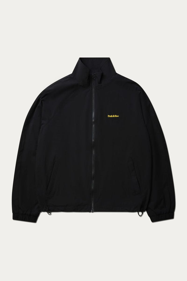 Nylon Track Jacket Black