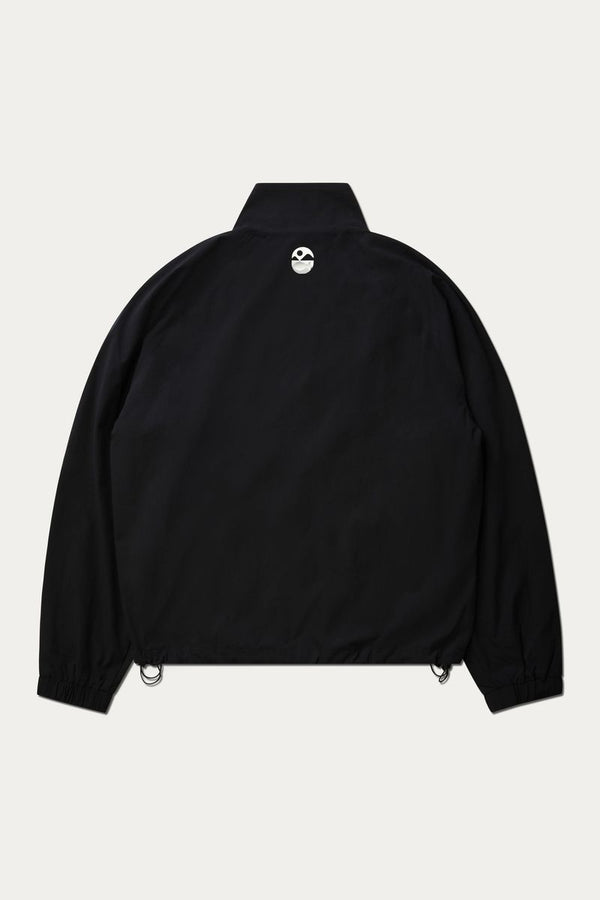 Nylon Track Jacket Black