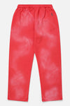 Faded Straight Leg Sweatpant Watermelon Red