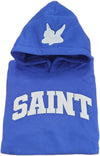 Saint Heavyweight Brushed White Patch Royal Blue Hoodie