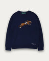 Kuwalla Tee Equestrian Knit Crew Bouclé Navy