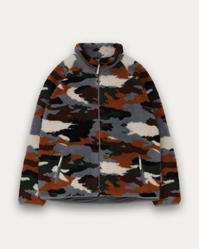 Kuwalla Tee Printed Sherpa Jacket Camo