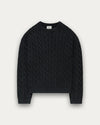 Kuwalla Tee Braided Knit Box Crew Vintage Black