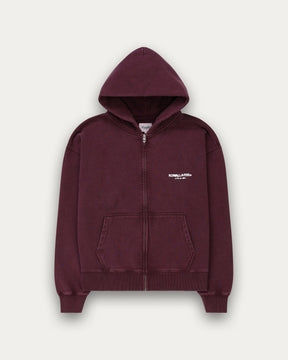 Kuwalla Tee PD Zip Up Hoodie Wine