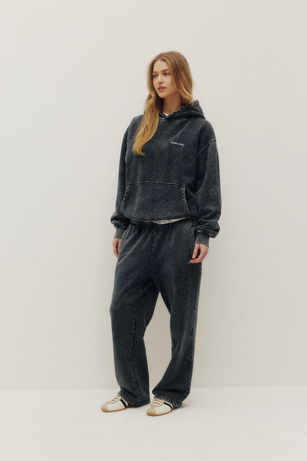 Faded Straight Leg Sweatpant Fade Black