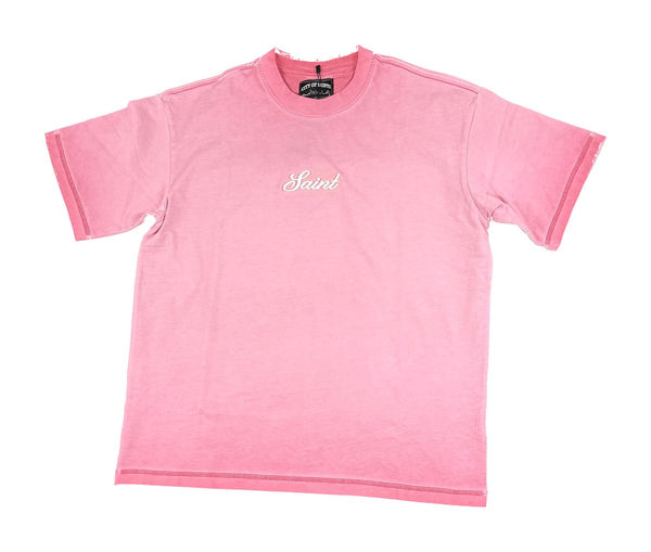 Saint Washed T-Shirt Pink Haze