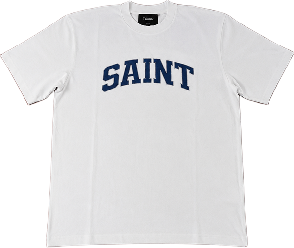 T-Shirt White/BLU
