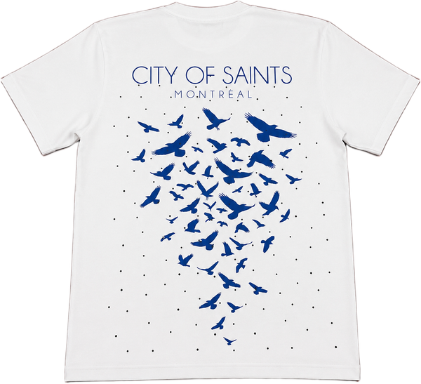 COS Birdman T-Shirt Blue Crush