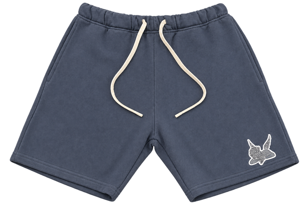 Saint Fleece Shorts Blue Smoke