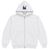 Saint Heavyweight Brushed Zip-Up Blue Halo