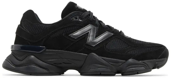 9060 Triple Black Suede