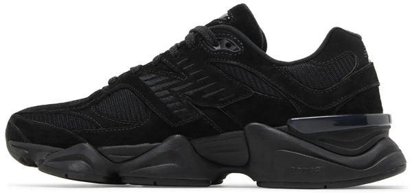 9060 Triple Black Suede Sneaker