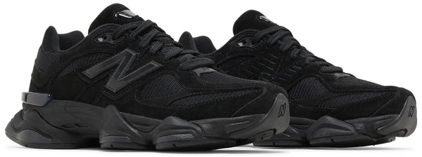 9060 Triple Black Suede Sneaker