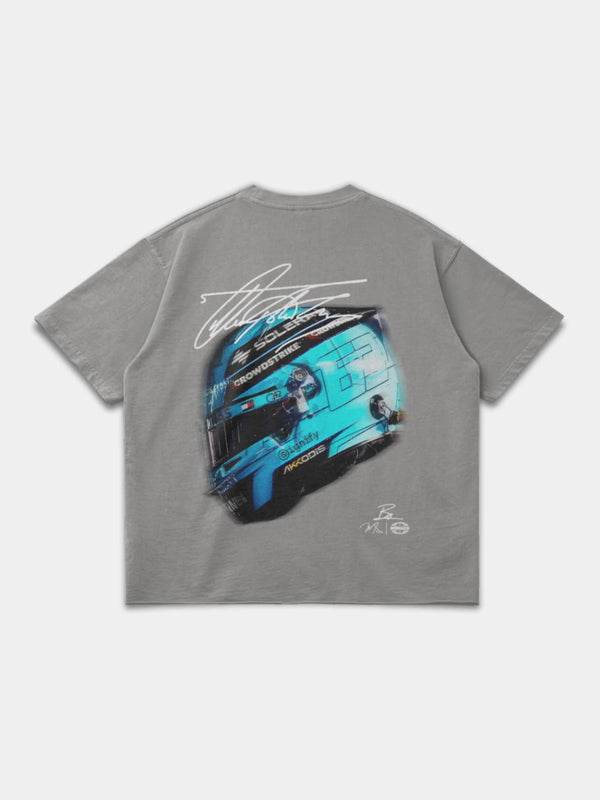 Russell Helmet Tee Light Gray