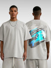 Russell Helmet Tee Light Gray