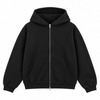 Saint Heavyweight Brushed Zip-Up Carbon