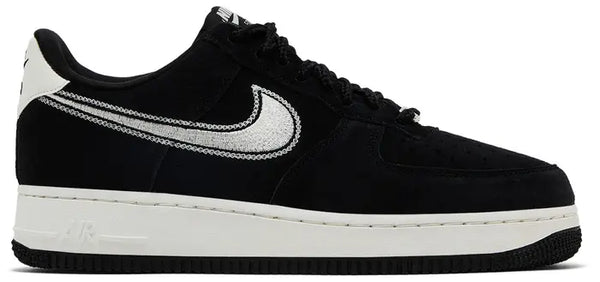 Air Force 1 '07 LV8 Embroidered Swoosh-Black Sail