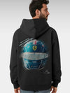 Leclerc Miami Helmet Hoodie Black