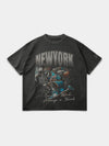 New-York Basketball Tee Dark Gray