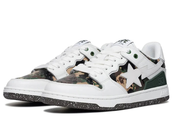 Sk8 Sta #2 M1 White Green Camo Sneaker